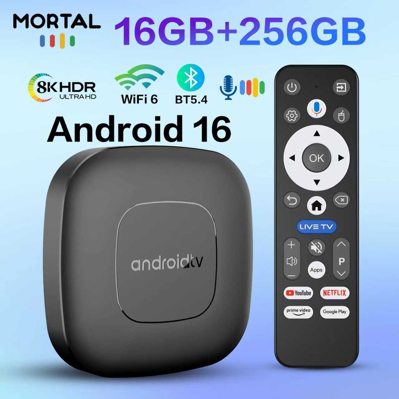 Ddr3 8Gb - TV Box Android 16 com Google
