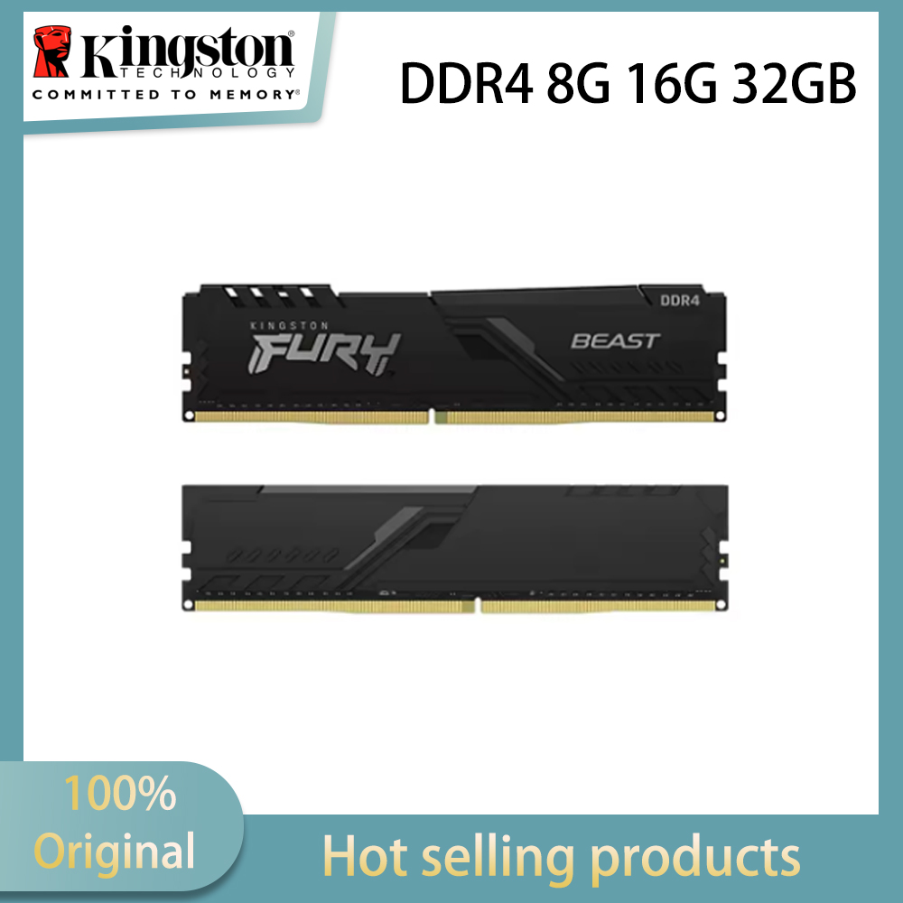 Ddr4 3200Mhz - Memória RAM Kingston Fury Beast DDR4