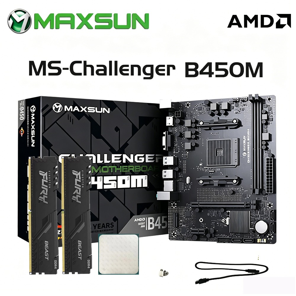 Ddr4 3200Mhz - Placa-Mãe Maxsun B450 + CPU AMD