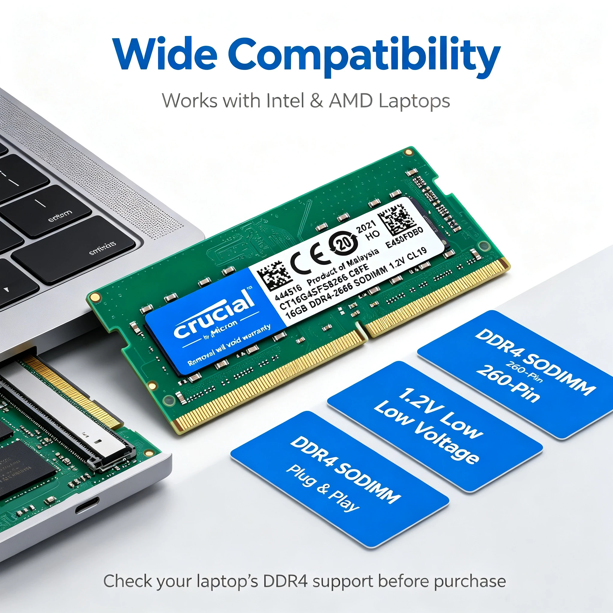 Memória RAM Crucial DDR4 para  - Ddr4 3200Mhz avaliação e preço