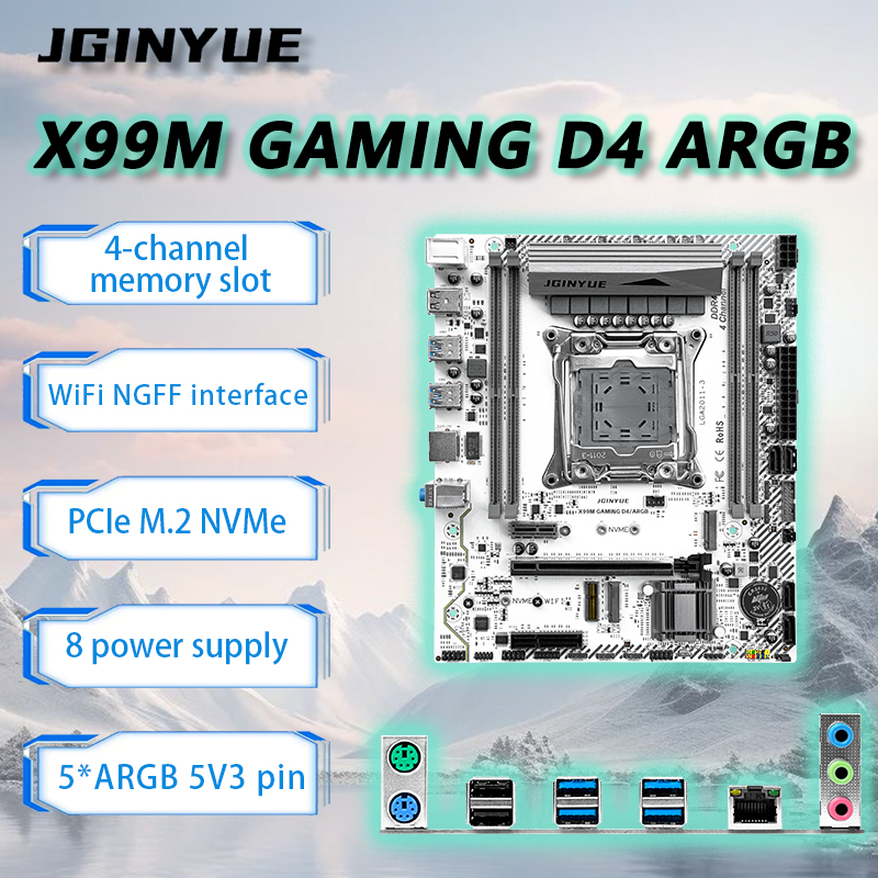 Placa-mãe JGINYUE X99 LGA2011- - Server Memory Ddr4 avaliação e preço