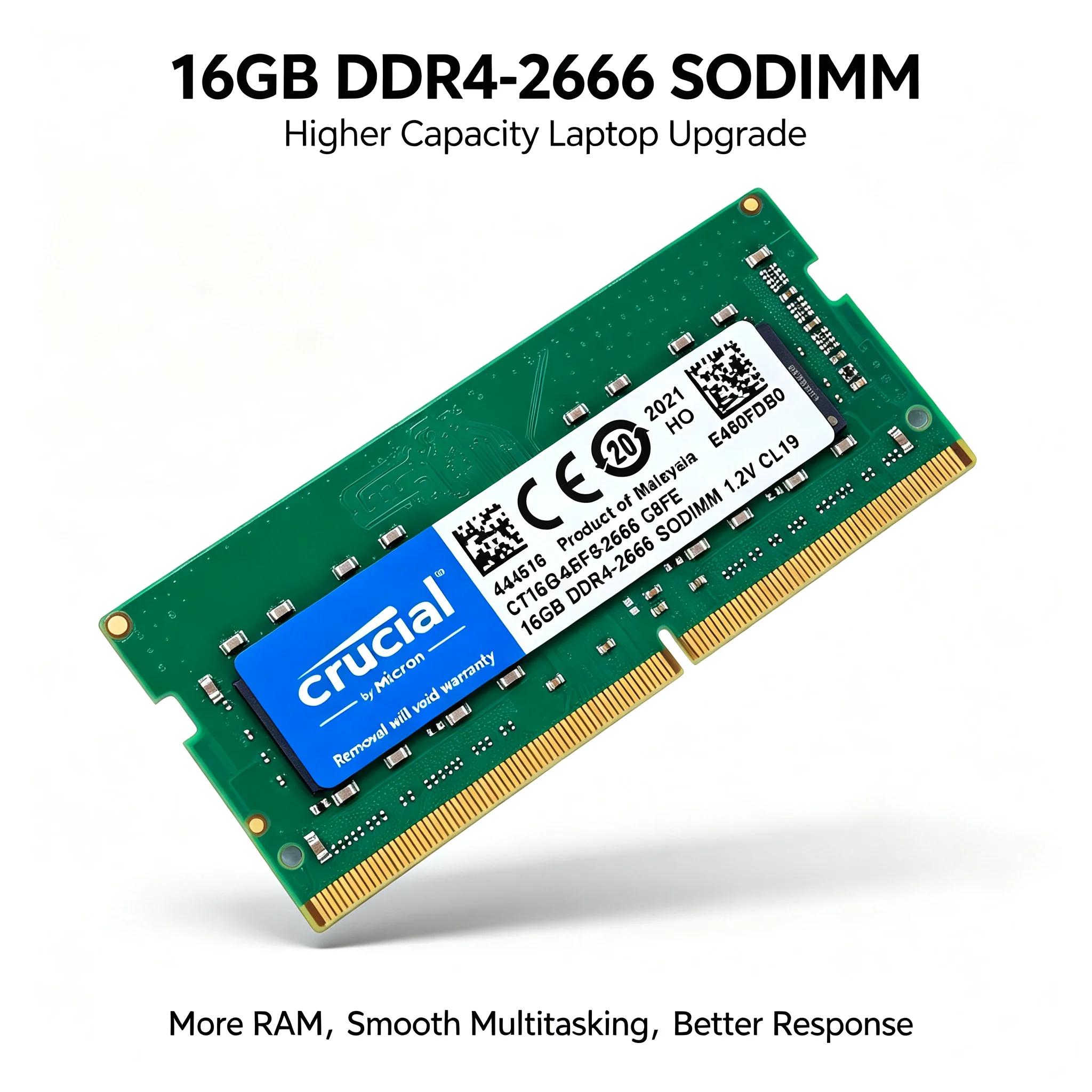Crucial 1PCS/2PCS Memória RAM  - Ddr4 3200Mhz avaliação e preço