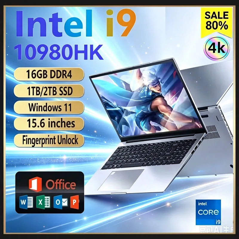 Laptop portátil de 15,6 polega - Ddr4 Ram avaliação e preço