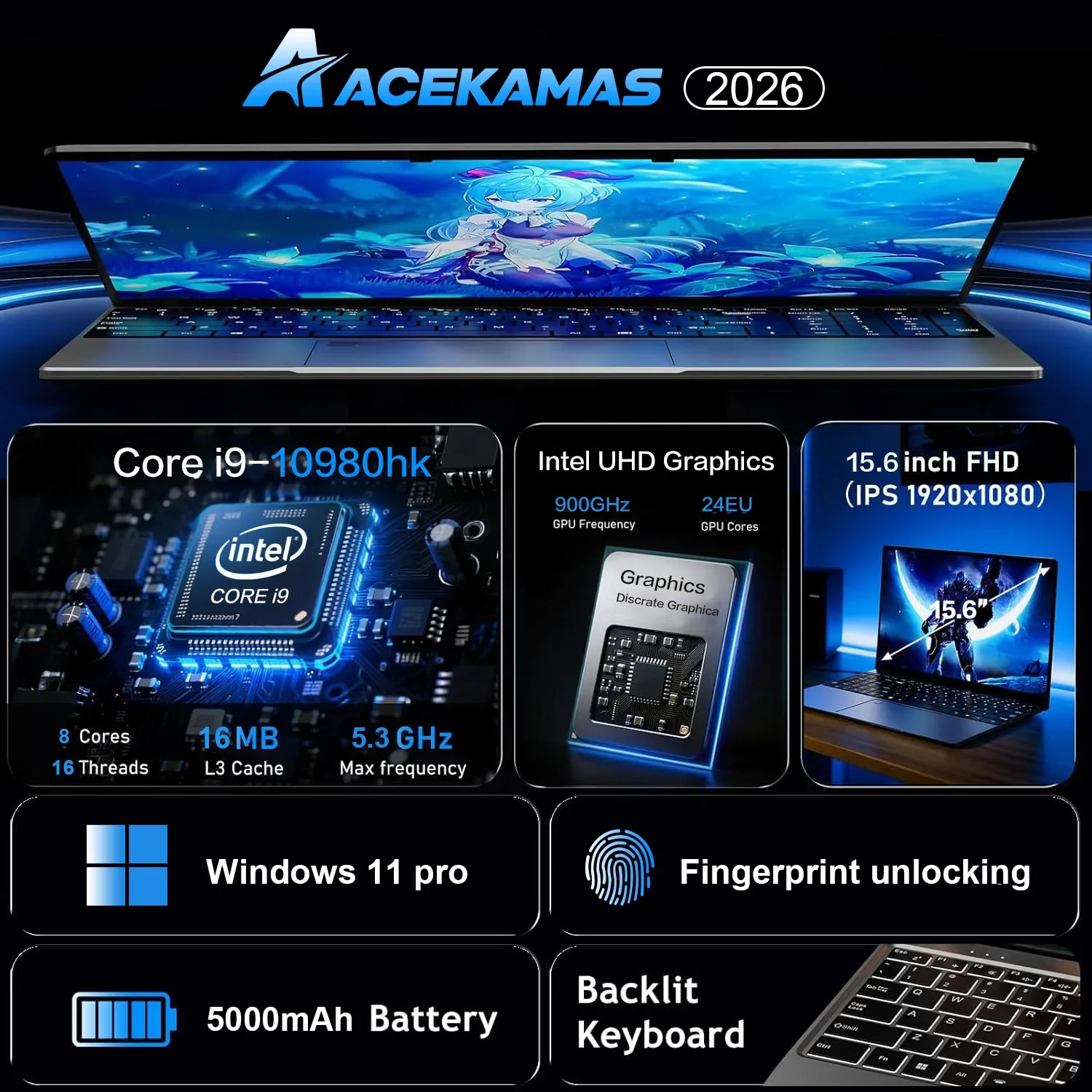 Laptop portátil de 15,6 polega - Ddr4 Ram avaliação e preço