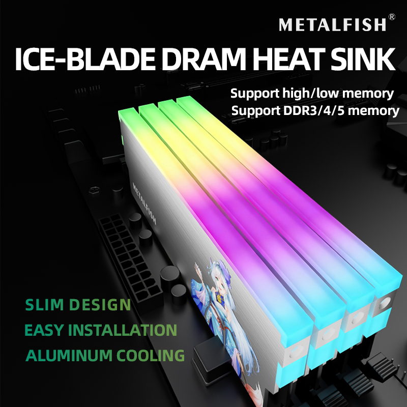 METALFISH DRAM Dissipador de c - Ddr4 Desktop Ram avaliação e preço
